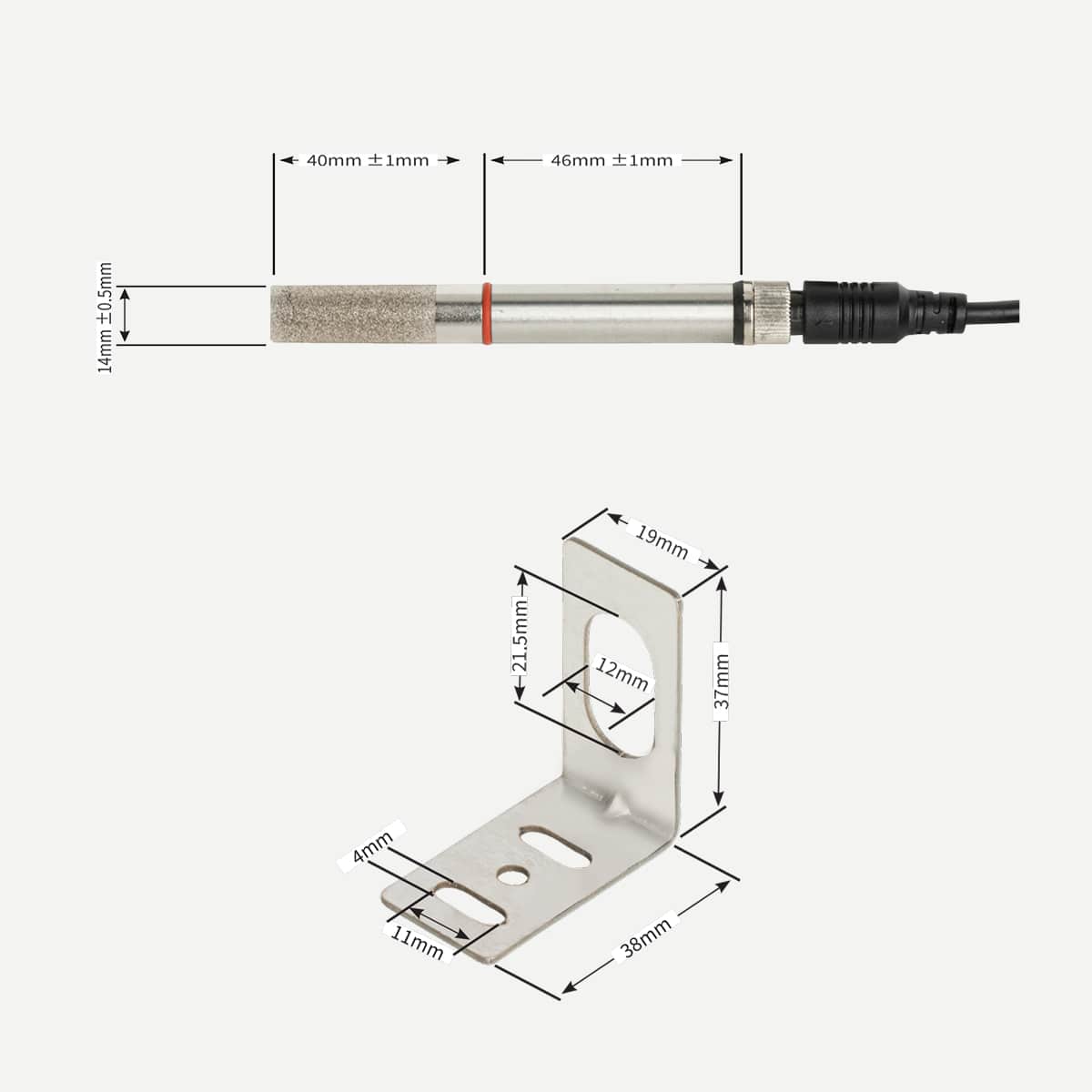 környezeti páratartalom, hőmérséklet és nyomás érzékelő